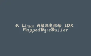 从 Linux 内核角度探秘 JDK MappedByteBuffer-拾光赋