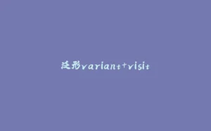 泛形variant+visit-拾光赋