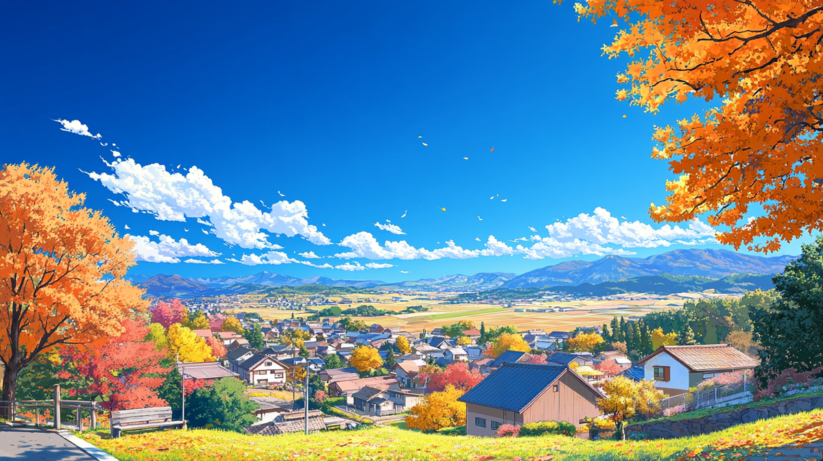图片[21]-【Pixiv】阳光明媚的秋村[30P]