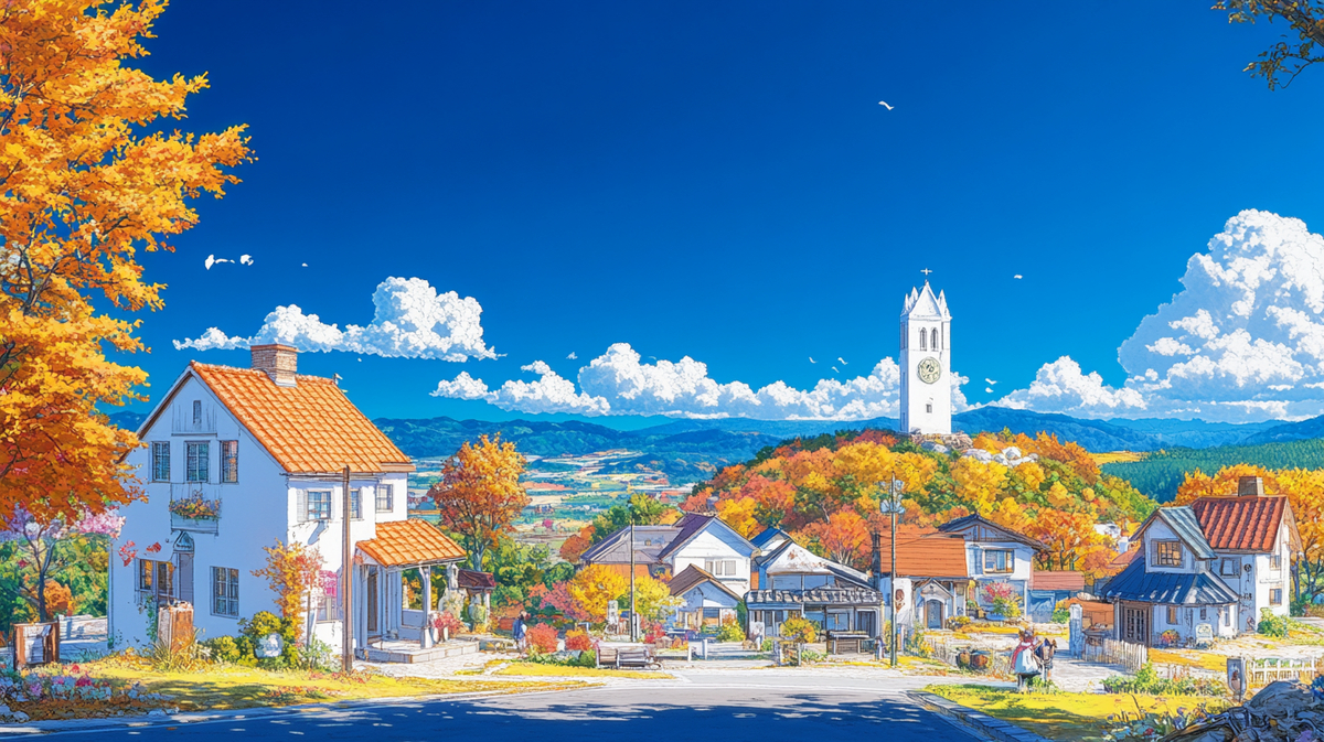 图片[13]-【Pixiv】阳光明媚的秋村[30P]