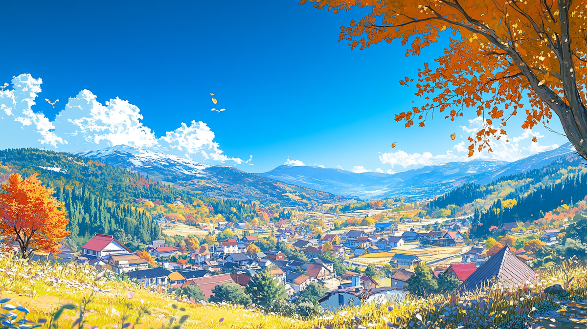 图片[12]-【Pixiv】阳光明媚的秋村[30P]