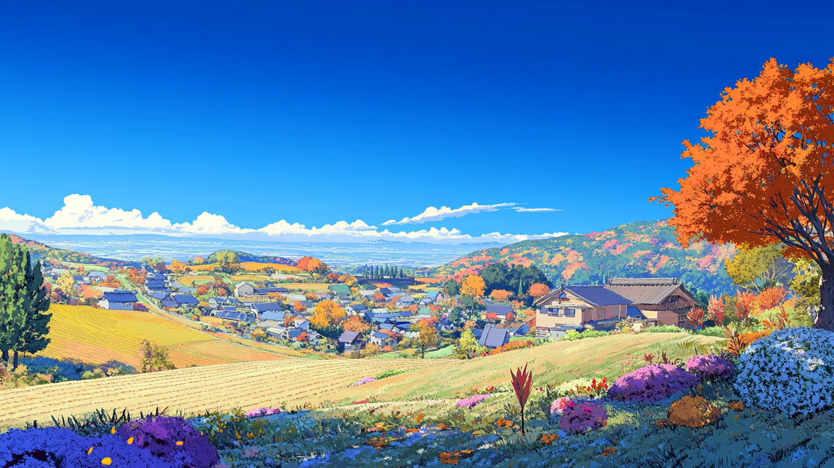 图片[5]-【Pixiv】阳光明媚的秋村[30P]