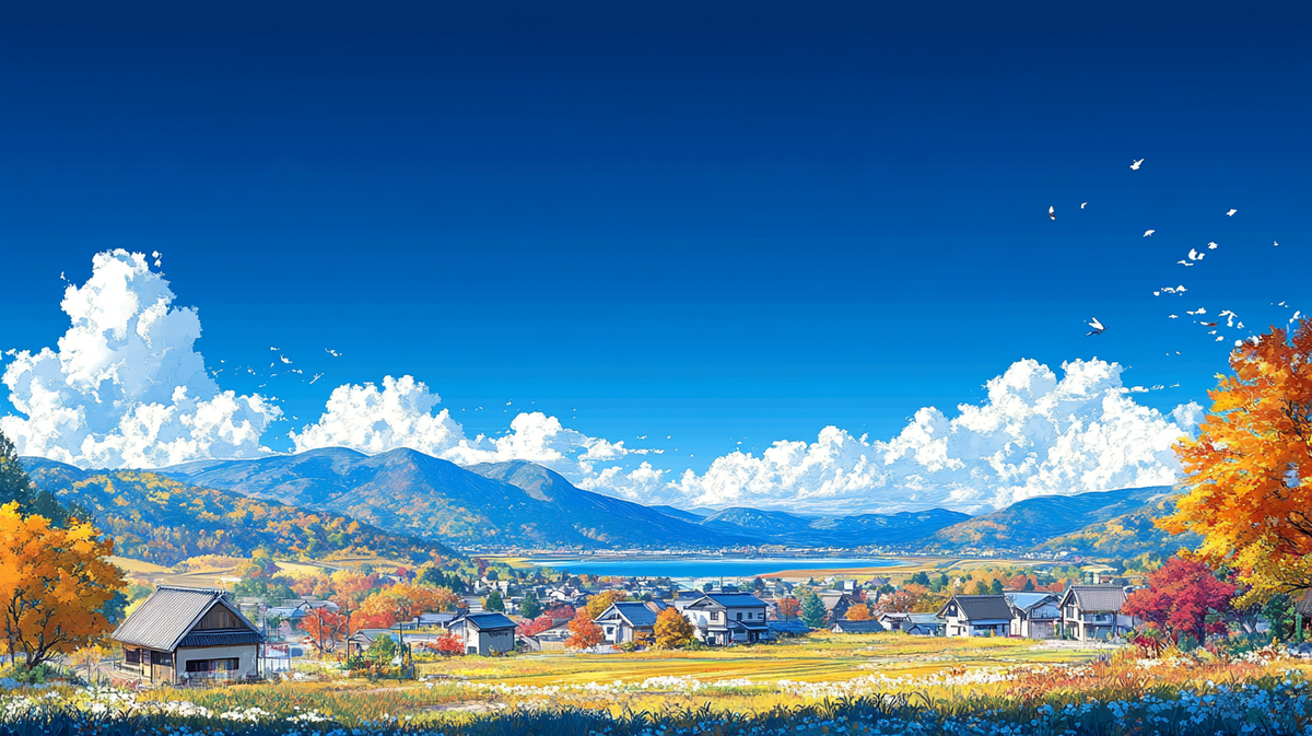 图片[4]-【Pixiv】阳光明媚的秋村[30P]