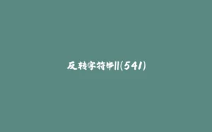 反转字符串II(541)-拾光赋