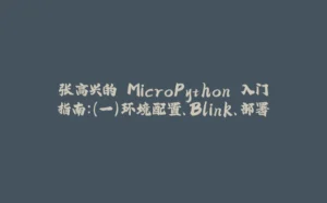 张高兴的 MicroPython 入门指南：（一）环境配置、Blink、部署-拾光赋