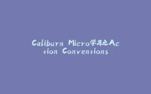 Caliburn.Micro学习之Action Conventions-拾光赋