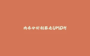 内存分析利器之UMDH-拾光赋