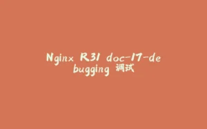 Nginx R31 doc-17-debugging 调试-拾光赋