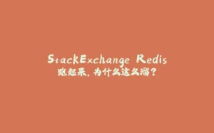 StackExchange.Redis跑起来,为什么这么溜?-拾光赋