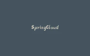 SpringCloud-拾光赋