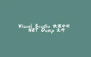 Visual Studio 快速分析 .NET Dump 文件-拾光赋
