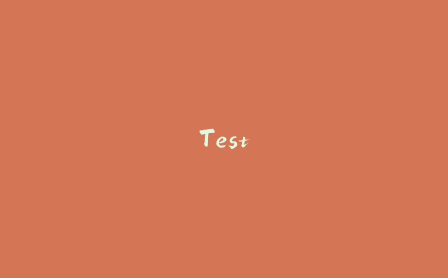 Test - 拾光赋-拾光赋