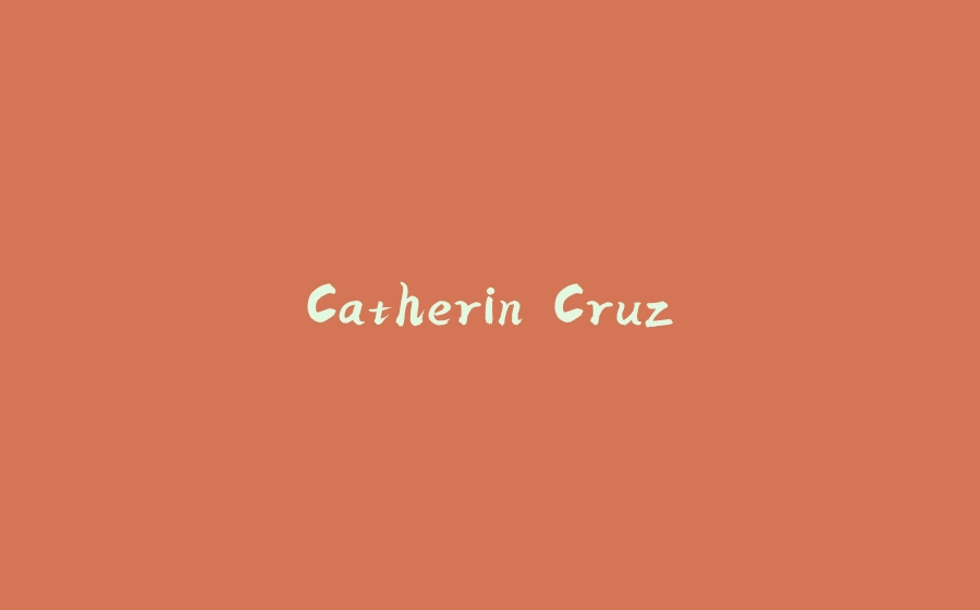 Catherin Cruz - 拾光赋-拾光赋