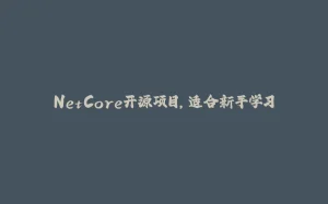 NetCore开源项目,适合新手学习-拾光赋