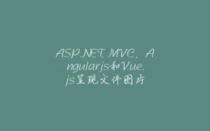 ASP.NET MVC，Angularjs和Vue.js呈现文件图片-拾光赋