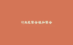 什么是聚合根和聚合-拾光赋