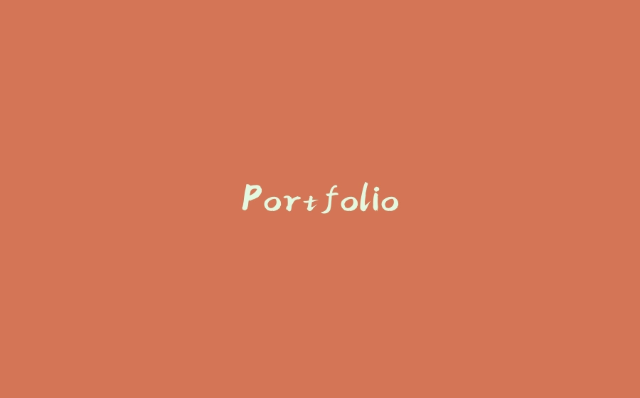 Portfolio - 拾光赋-拾光赋