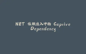 .NET 依赖注入中的 Captive Dependency-拾光赋