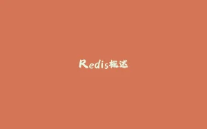 Redis概述-拾光赋