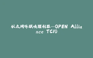 以太网休眠唤醒利器—OPEN Alliance TC10-拾光赋