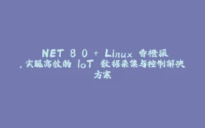 .NET 8.0 + Linux 香橙派，实现高效的 IoT 数据采集与控制解决方案-拾光赋