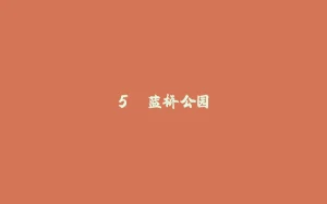 5. 蓝桥公园-拾光赋