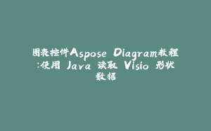 图表控件Aspose.Diagram教程：使用 Java 读取 Visio 形状数据-拾光赋