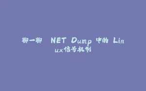 聊一聊 .NET Dump 中的 Linux信号机制-拾光赋