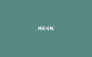网关升级-拾光赋