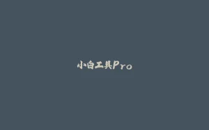 小白工具Pro-拾光赋