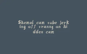 Shemal cam tube jerking off tranny on hidden cam-拾光赋