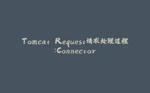 Tomcat Request请求处理过程：Connector-拾光赋
